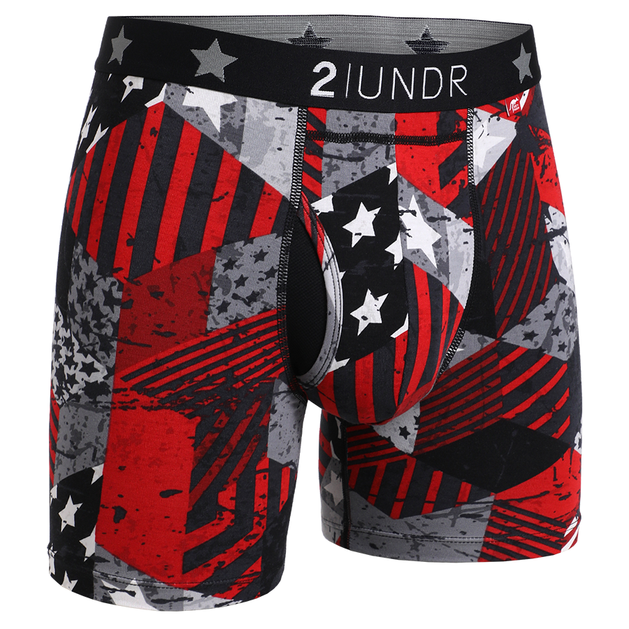 Swing Shift 6" Boxer Brief 3 Pack Boxset - Freedom 1-2-3