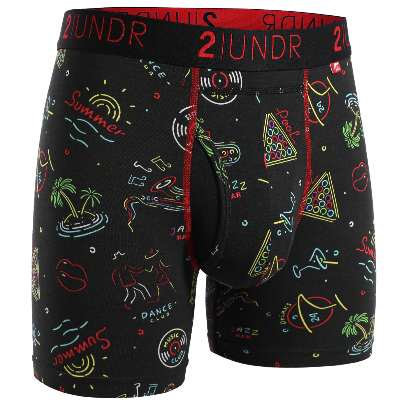 Swing Shift 6" Boxer Brief - Casino Island Collection- 6 Pack