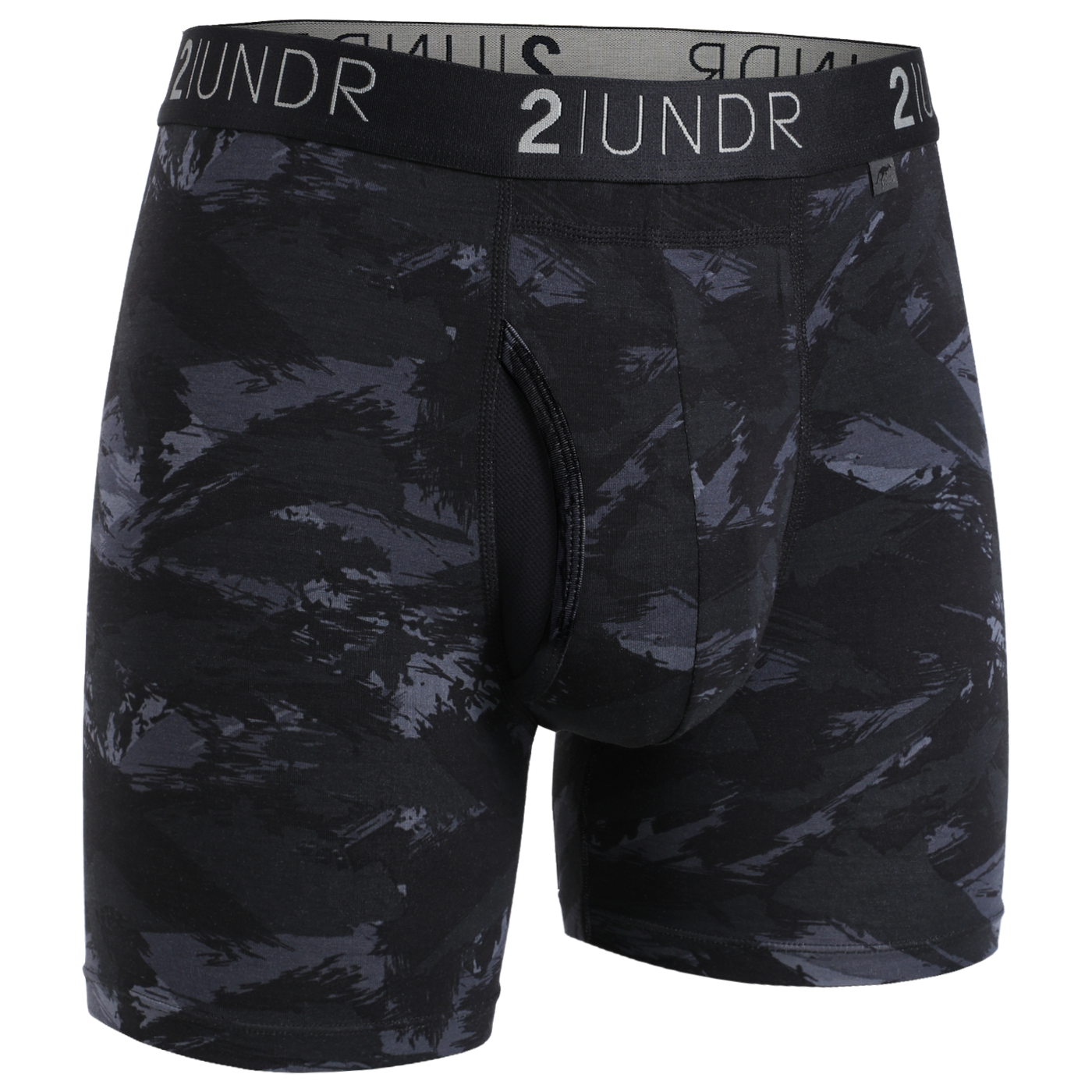 Swing Shift 6" Boxer Brief 3 Pack Boxset - Black-Blue-Red Storm