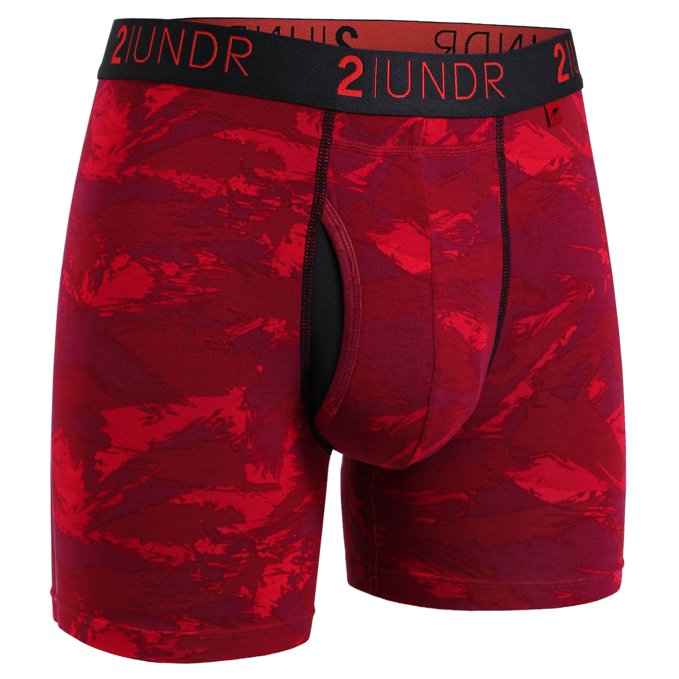 Swing Shift 6" Boxer Brief 3 Pack Boxset - Black-Blue-Red Storm