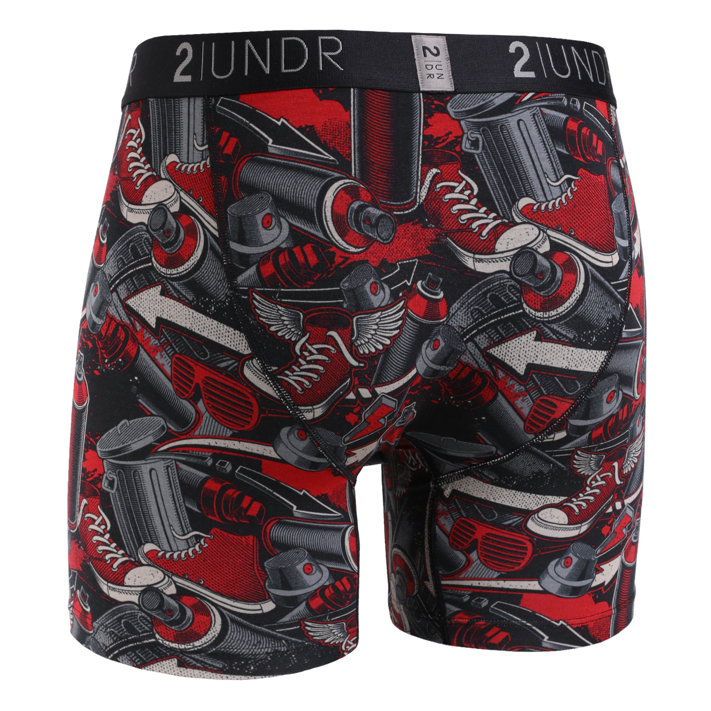 Swing Shift 6" Boxer Brief - Sneakers