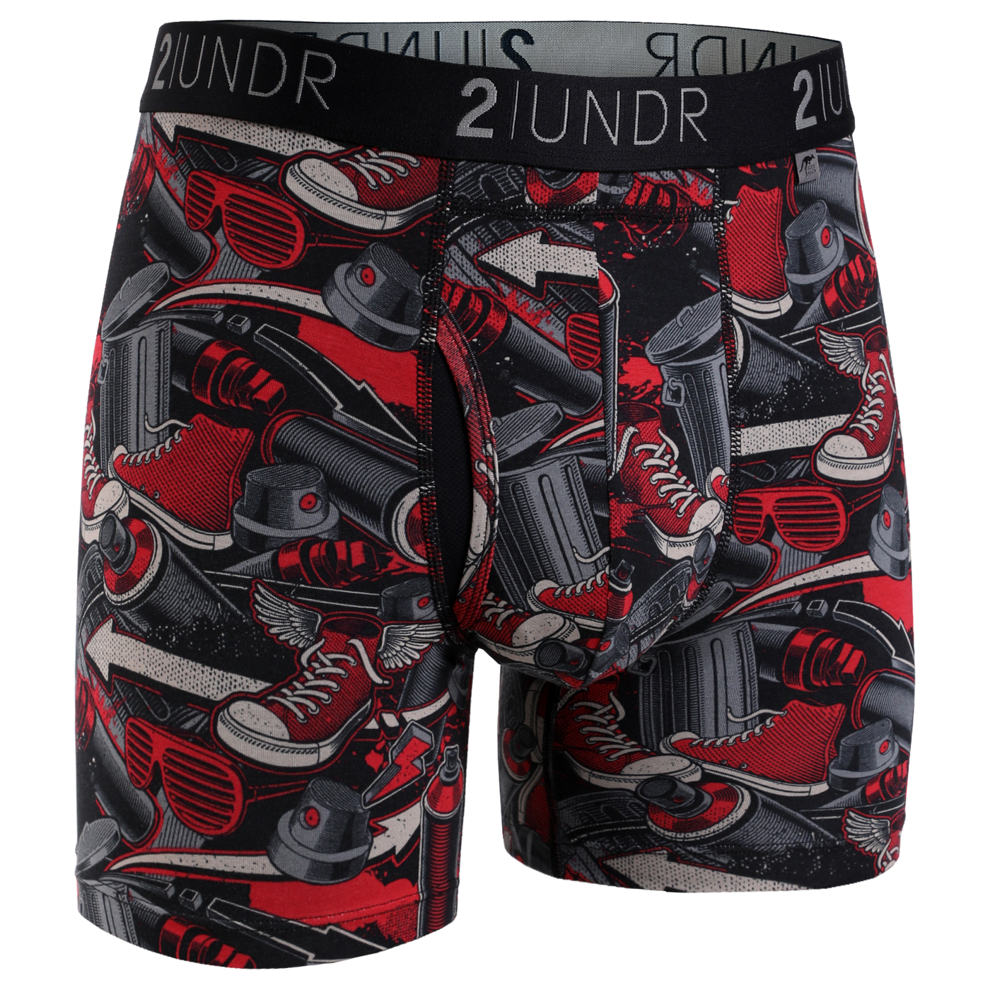 Swing Shift 6" Boxer Brief - Sneakers