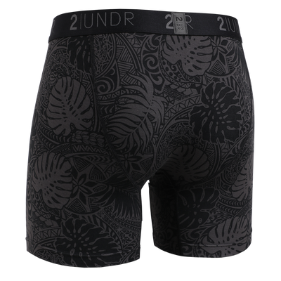 Swing Shift 6" Boxer Brief - Coastal Black