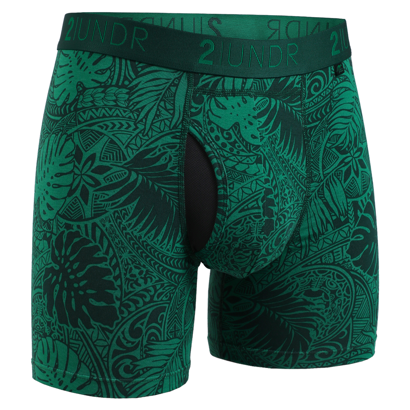 Swing Shift 6" Boxer Brief - Coastal Green