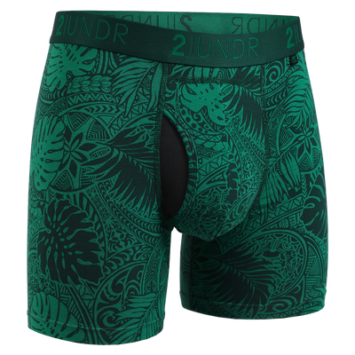 Swing Shift 6" Boxer Brief - 3 Pack Boxset - C Blue/C Black/C Green