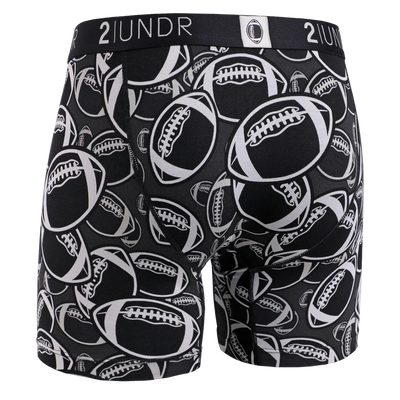 Swing Shift 6" Boxer Brief - Grid Iron