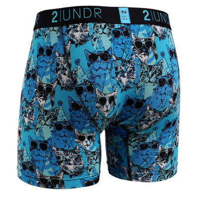 Swing Shift 6" Boxer Brief - Kitty Corner