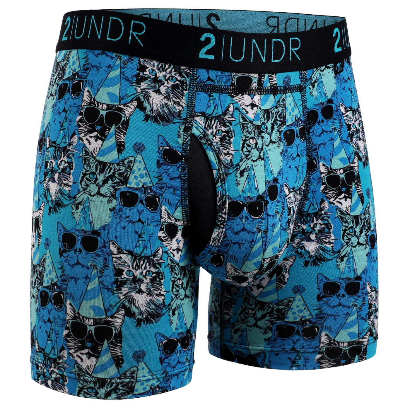 Swing Shift 6" Boxer Brief - 3 Pack Boxset - Friend/Turtle/Kitty