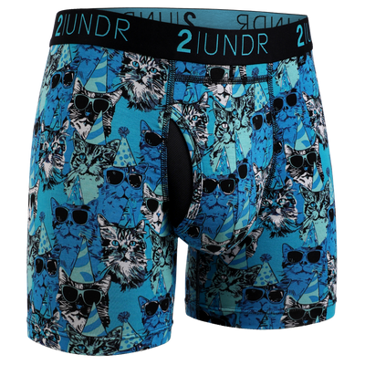 Swing Shift 6" Boxer Brief - 3 Pack Boxset - Friend/Turtle/Kitty