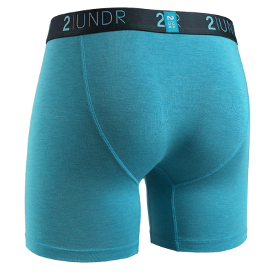 Swing Shift 6" Boxer Brief - Turquoise