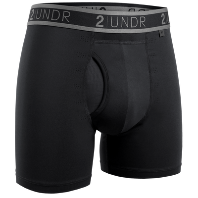 Sport Shift 6" Boxer Brief 3 Pack - Stealth/Charcoal/Azul