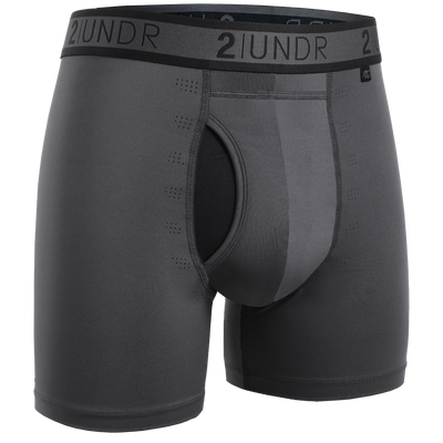 Sport Shift 6" Boxer Brief 3 Pack - Stealth/Charcoal/Azul