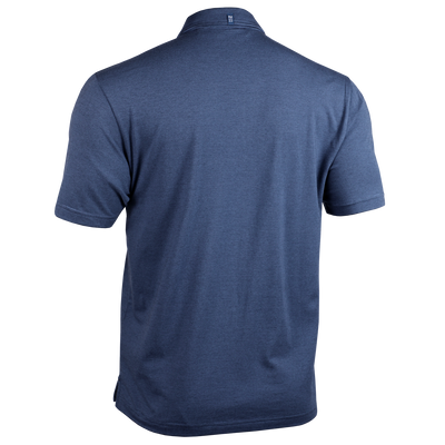Short Sleeve Polo - The Microstripe Polo - Glacial Microstripe