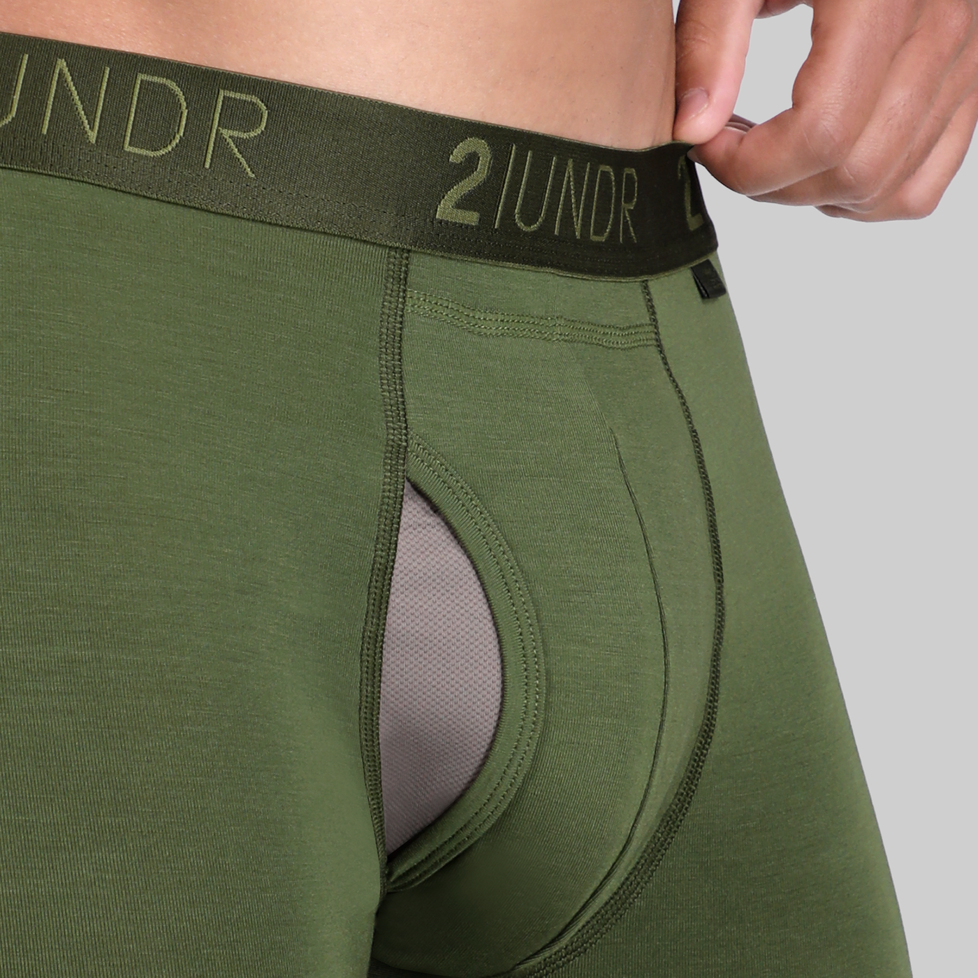 Swing Shift 9" Long Leg - Army Green