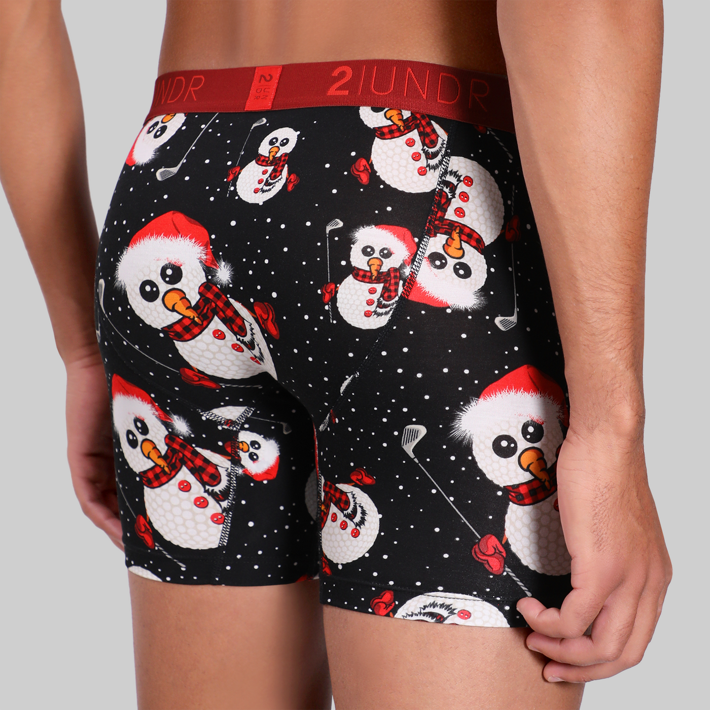 Swing Shift 6" Boxer Brief - Black Frost