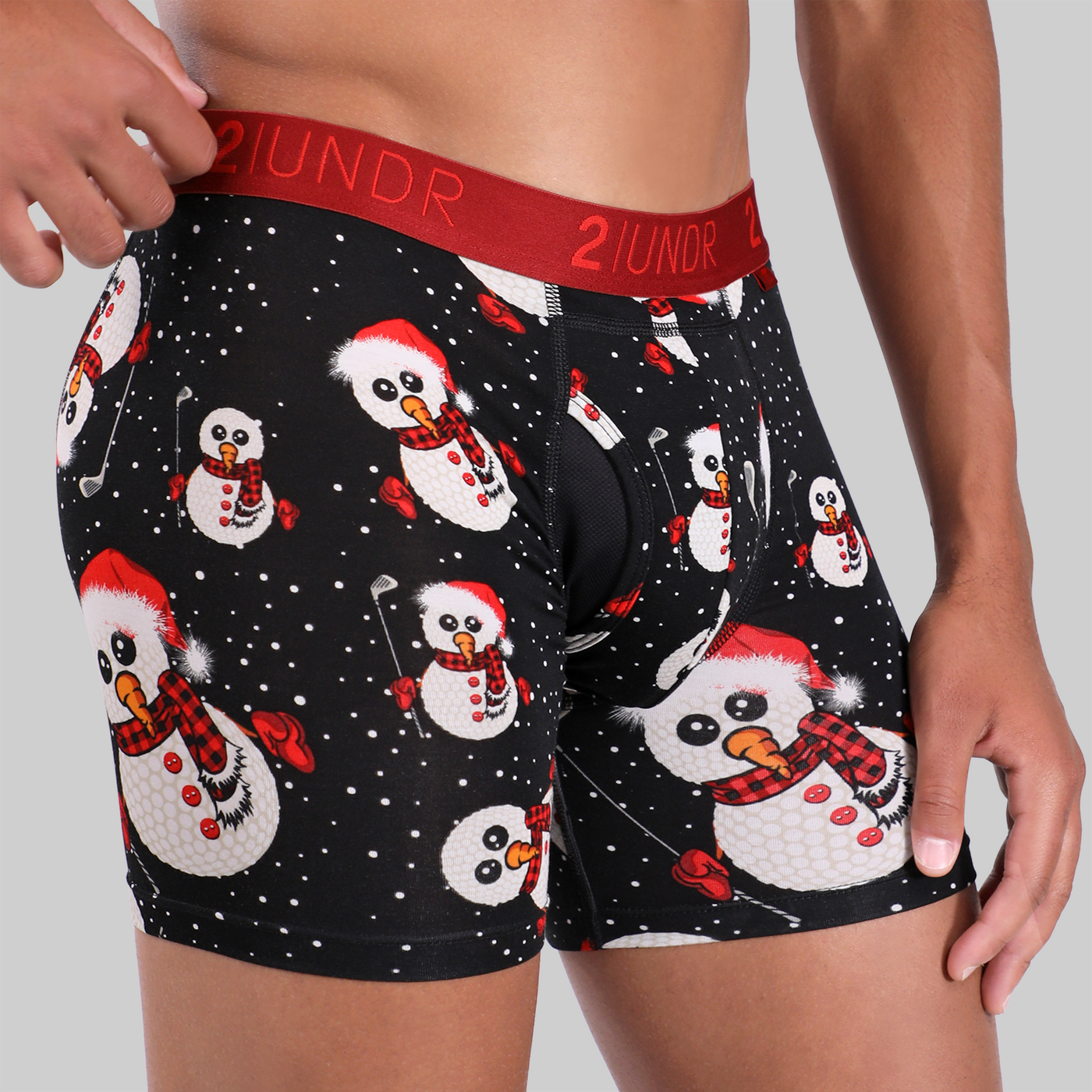 Swing Shift 6" Boxer Brief - Black Frost