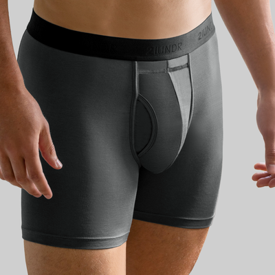 Day Shift 6" Boxer Brief - Grey