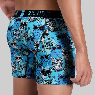 Swing Shift 6" Boxer Brief - Kitty Corner