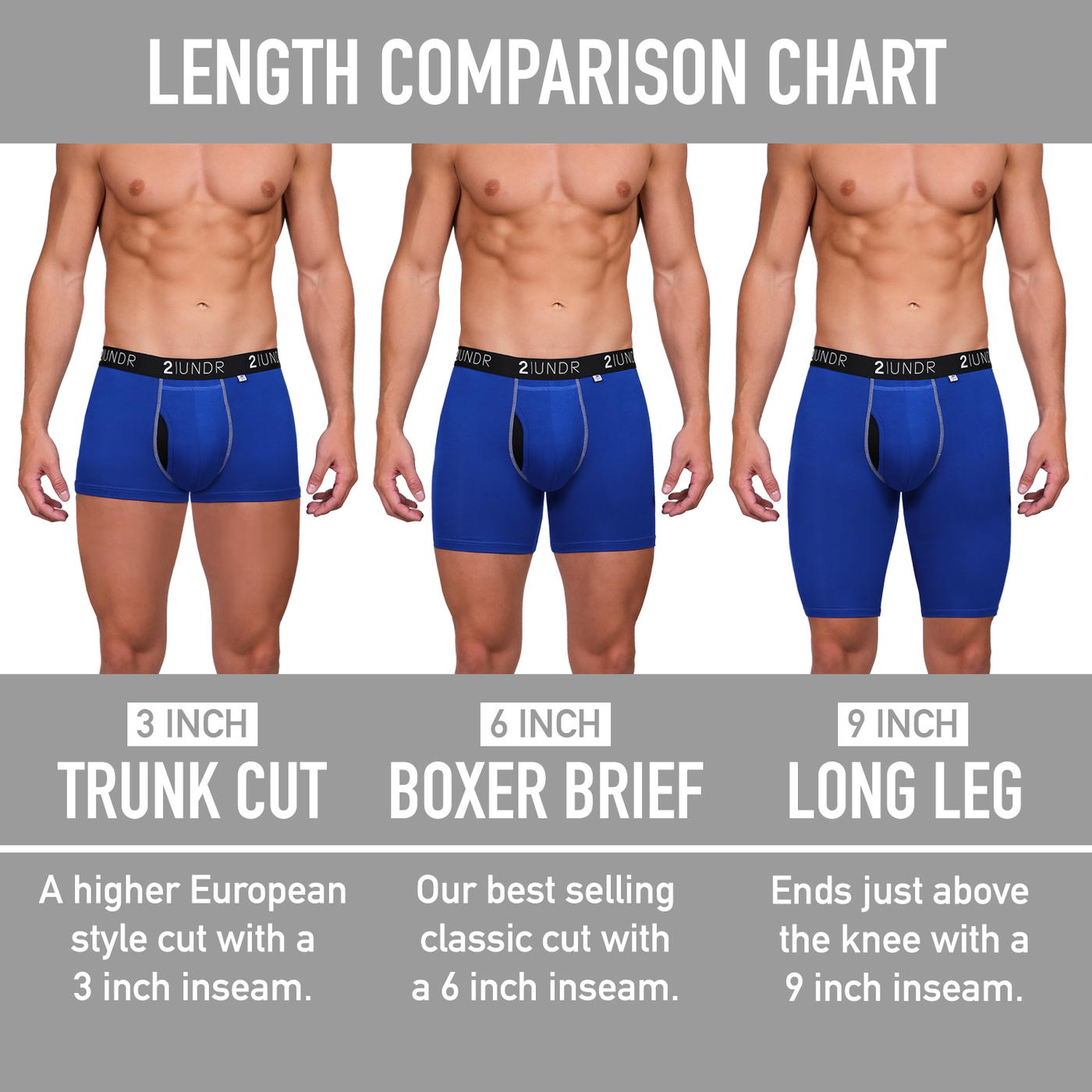 Swing Shift Boxer Brief - Fairway Collection V2 -  6 Pack