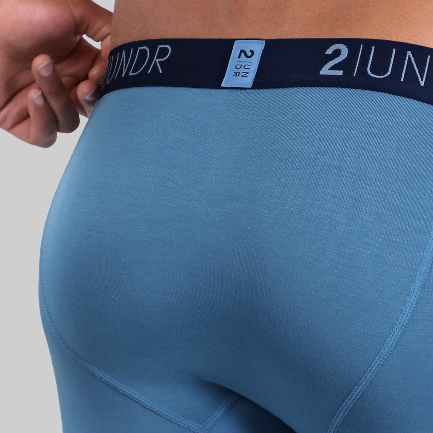 Swing Shift 9" Long Leg - Sky Blue