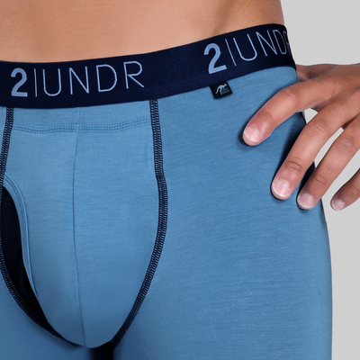 Swing Shift 9" Long Leg - Sky Blue