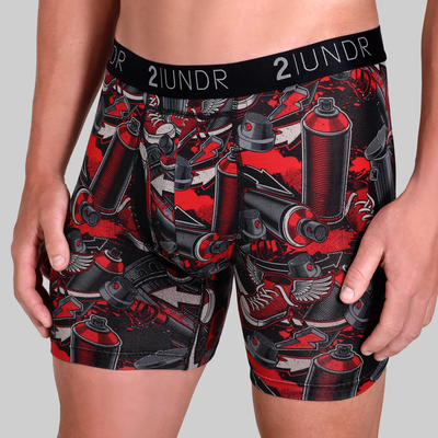 Swing Shift 6" Boxer Brief - Sneakers