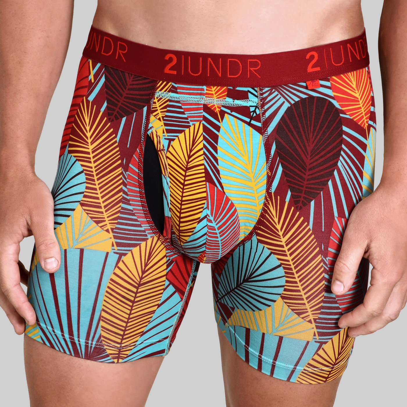 Swing Shift 6" Boxer Brief - Tropicana