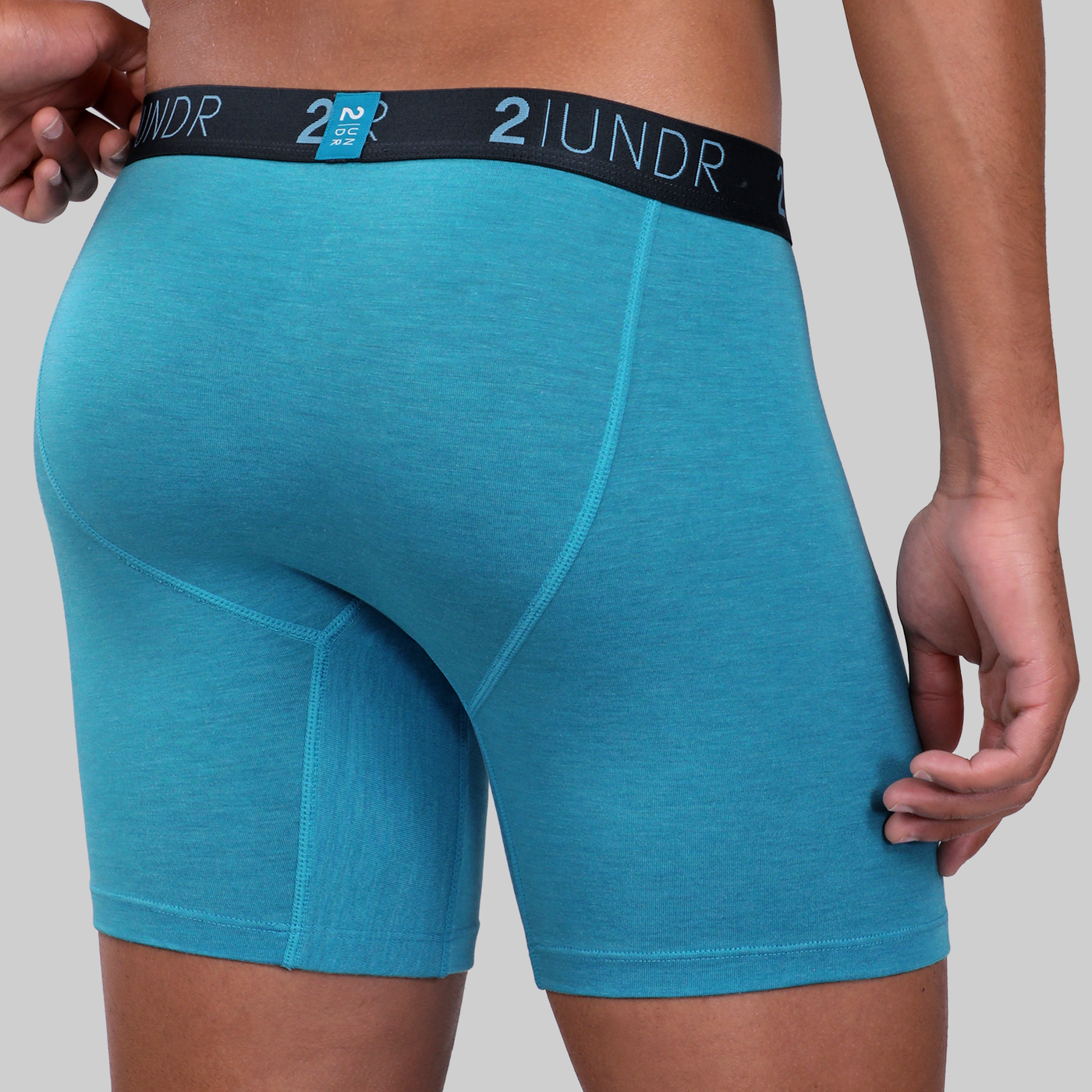 Swing Shift 6" Boxer Brief - Turquoise