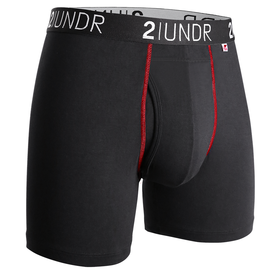 Swing Shift Boxer Brief - Black/Red