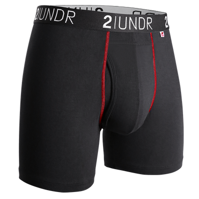 Swing Shift Boxer Brief - Black/Red