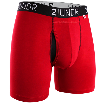 Swing Shift Boxer Brief - Red/Red