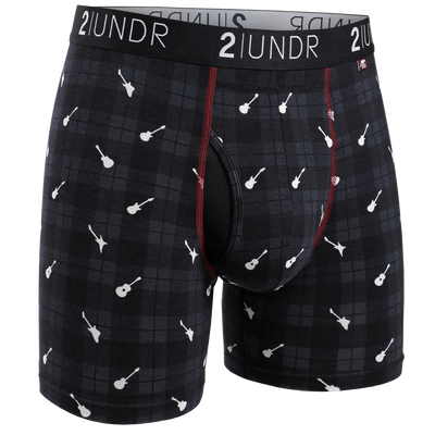 Swing Shift Boxer Brief - Groove Sock Pack - Rockin Plaid