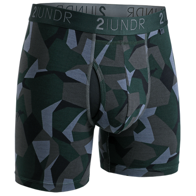 Swing Shift Boxer Brief 2 Pack - Water - Forest Camo