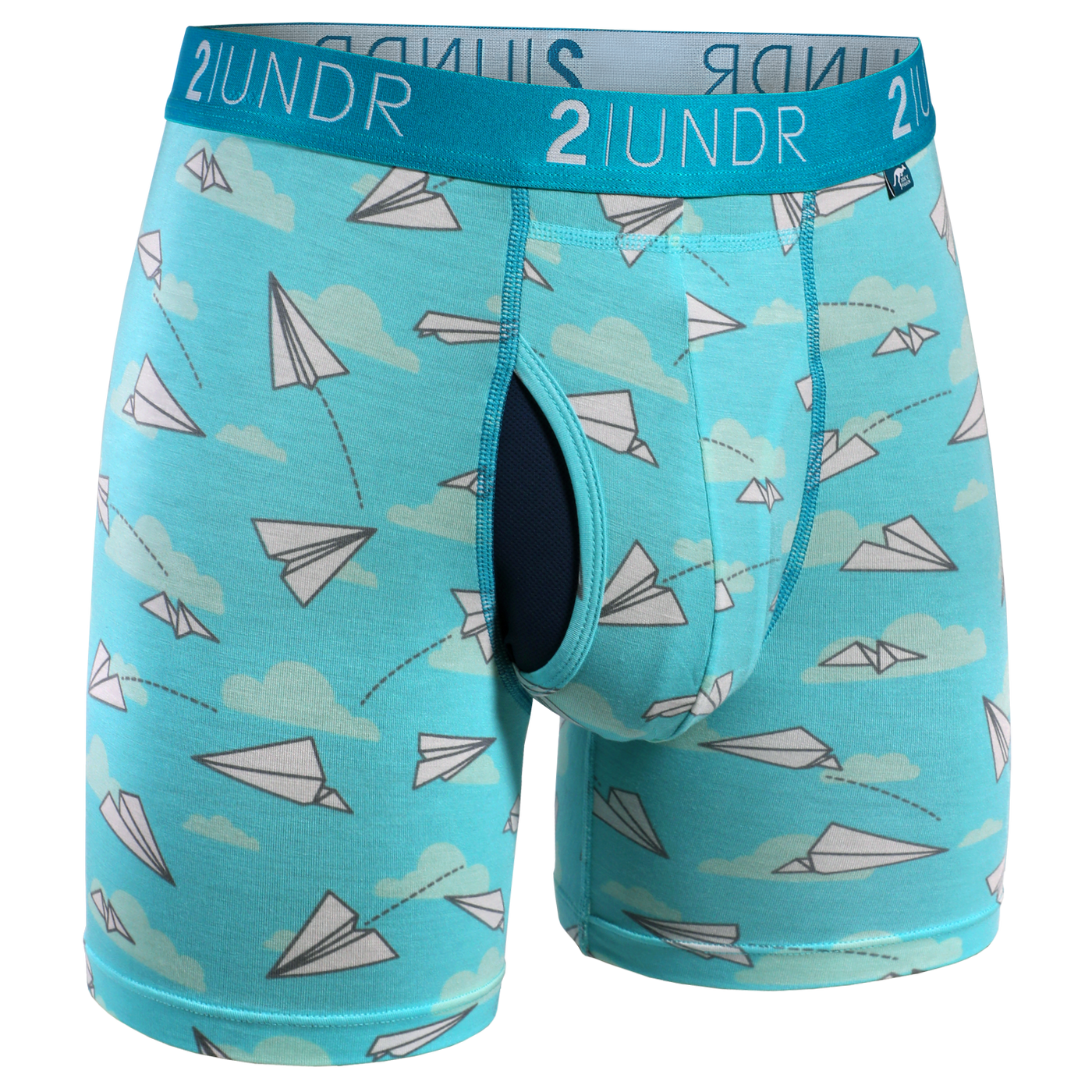Swing Shift Boxer Brief - Office Jets